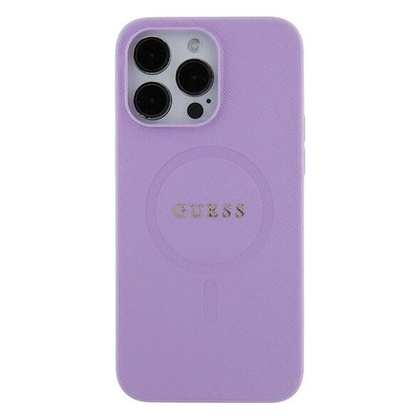 Guess Guess GUHMP16SPSAHMCU iPhone 16 16 6.1" fioletowy/purple hardcase Saffiano MagSafe