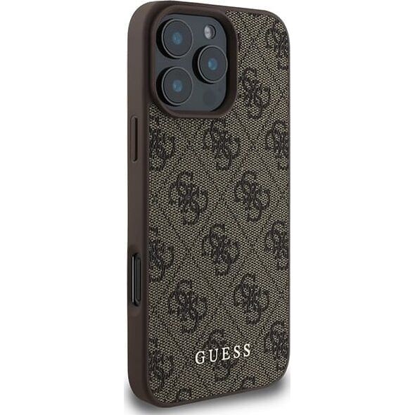Guess Guess GUHCP16XG4GFBR iPhone 16 Pro Max 6.9" brązowy/brown hard case 4G Classic