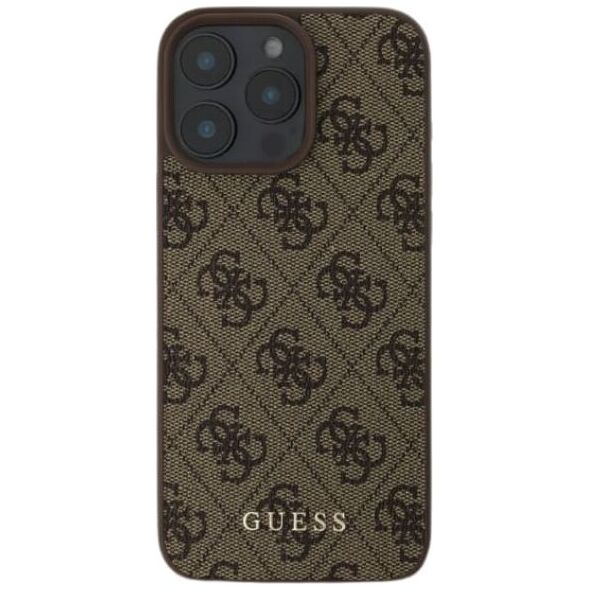 Guess Guess GUHCP16XG4GFBR iPhone 16 Pro Max 6.9" brązowy/brown hard case 4G Classic
