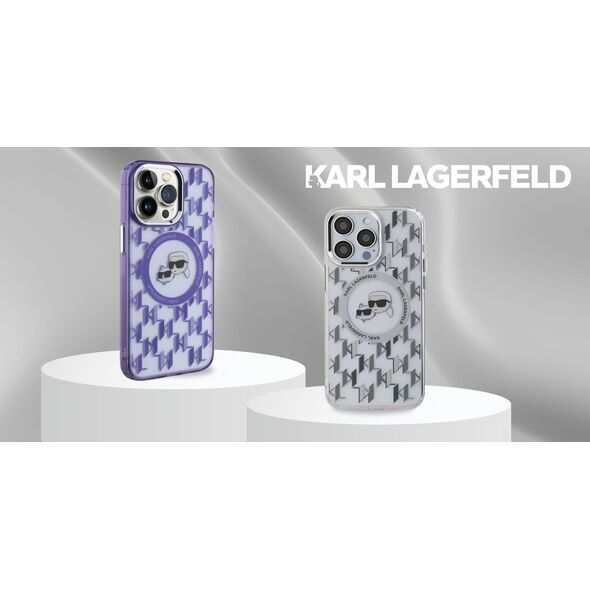 Karl Lagerfeld Karl Lagerfeld KLHMP15MHMCKMHK iPhone 15 Plus 6.7" czarny/black IML Monogram Karl&Choupette Head MagSafe