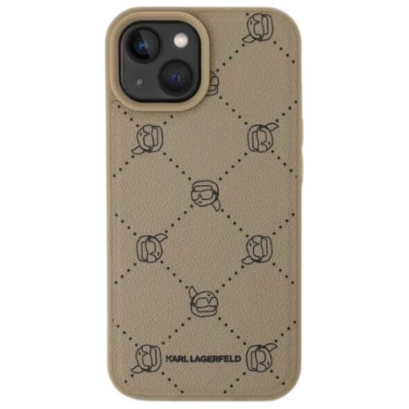 Karl Lagerfeld Karl Lagerfeld KLHMP15LPGKHPHEPhone 15 Pro 6.1" beżowy/beige Magsafe Karl Head