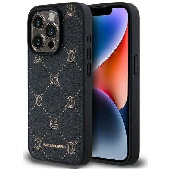 Karl Lagerfeld Karl Lagerfeld KLHMP15LPGKHPHK iPhone 15 Pro 6.1" czarny/black Magsafe Karl Head