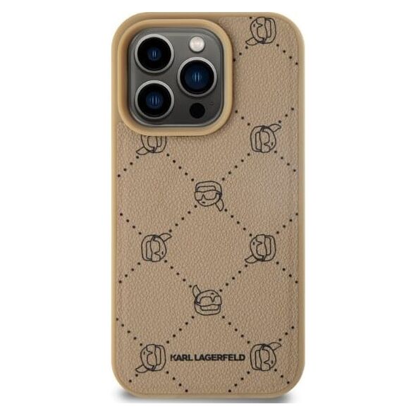 Karl Lagerfeld Karl Lagerfeld KLHMP15XPGKHPHE iPhone 15 Pro Max 6.7" beżowy/beige Magsafe Karl Heads