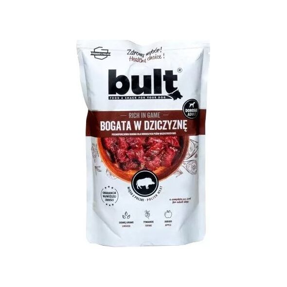 BULT Bult Karma Mokra dla Psa Mielonka z Dziczyzną 500g