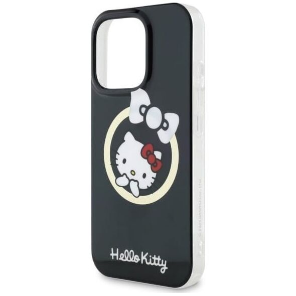 Hello Kitty Hello Kitty HKHMP16XHFLBK iPhone 16 Pro Max 6.9" black/black hardcase IML Fun bow Magsafe