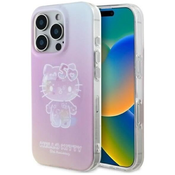 Hello Kitty Hello Kitty HKHMP16XH50AP iPhone 16 Pro Max 6.9" pink/pink hardcase IML 50TH Anniversary Magsafe