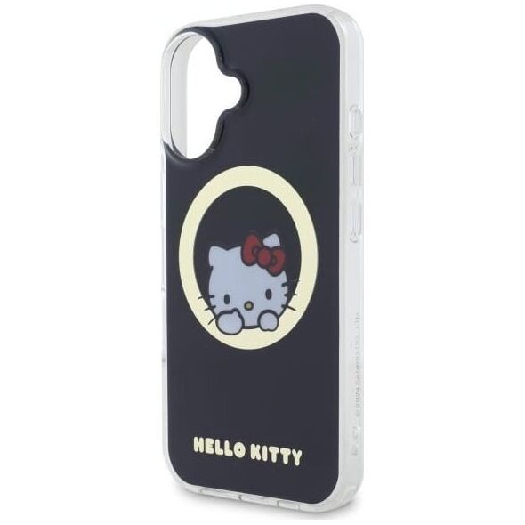 Hello Kitty Hello Kitty HKHMP16SHSWKK iPhone 16 6.1" black/black hardcase IML Sweet Kitty Magsafe