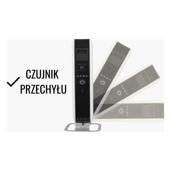 Grzejnik Mill Mill WiFI GEN3 Oil Filled Radiator | OIL2000WIFI3 | Oil Filled Radiator | 2000 W | Number of power levels 3 | Black