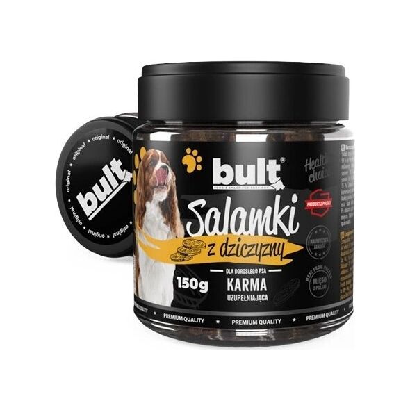 BULT Bult Salamki z dziczyzny dla psa 150g