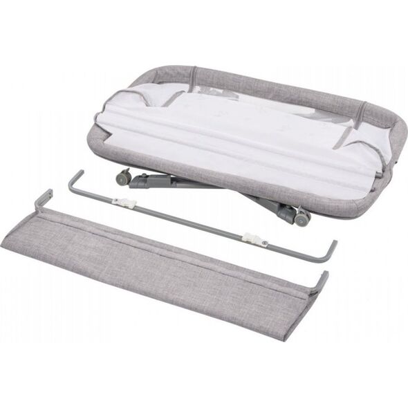 Lionelo Łóżeczko dostawne Luna Grey Concrete 2 w 1 Lionelo