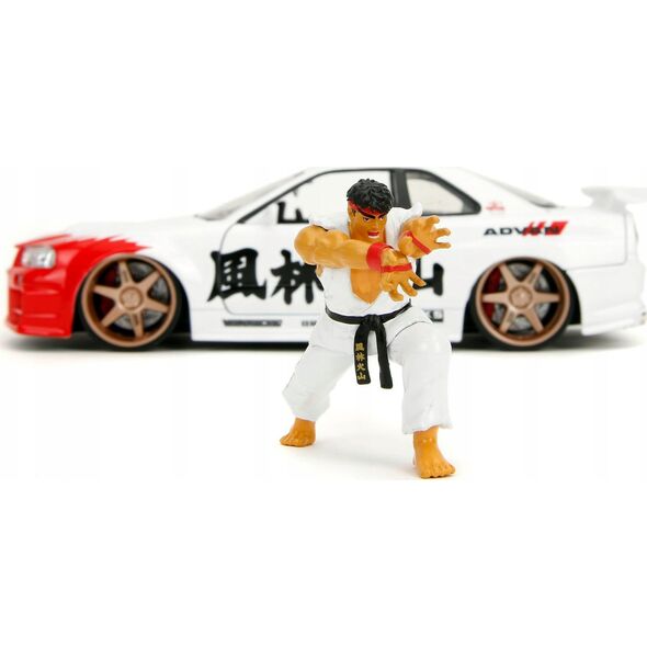 Jada Jada Street Fighter Ryu 1:24 Nissan Skyline GTR     253255071