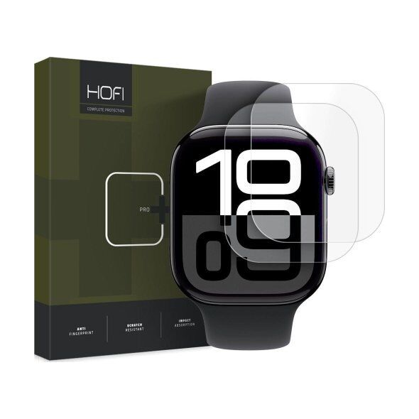 Hofi FOLIA HYDROŻELOWA HOFI HYDROFLEX PRO+ 2-PACK APPLE WATCH 10 (46 MM) CLEAR