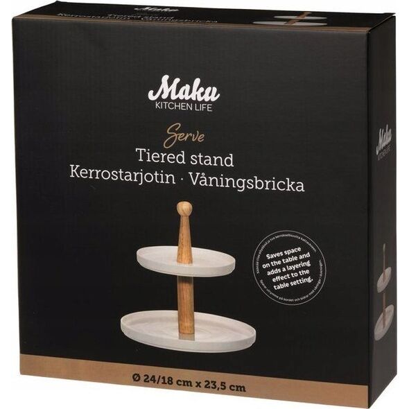 AdHoc Maku Kitchen Life Serve dviejų sluoksnių padėklas