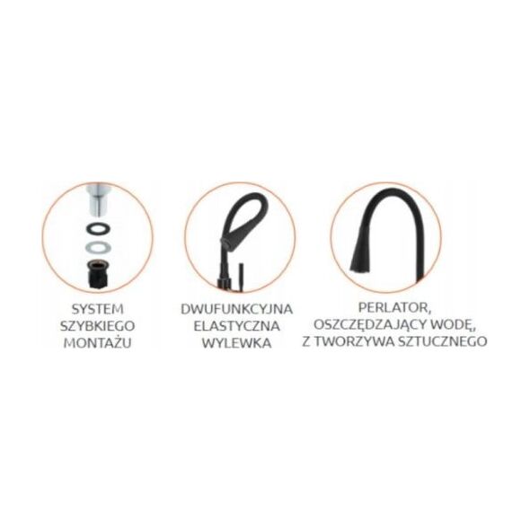 Bateria kuchenna Invena Invena bateria kuchenna Pogo Plus beżowy BZ-80-P03