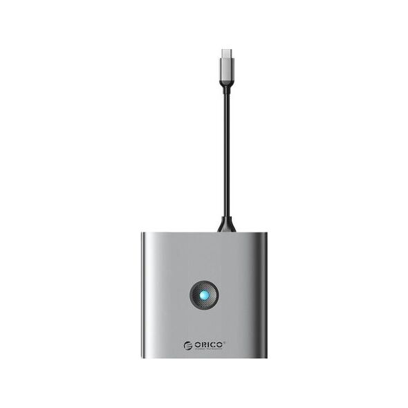 HUB USB Orico Adapter Hub 8w1 Orico, HDMI 4K + 3x USB-A 3.0, USB-C, 100W PD + SD/TF