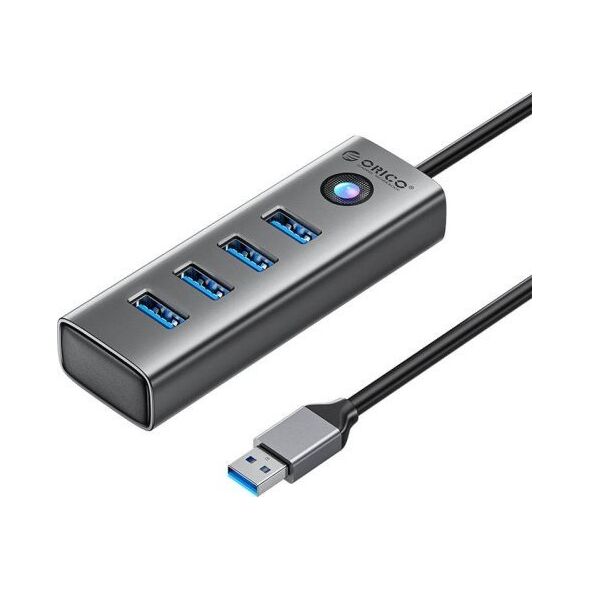 HUB USB Orico Adapter Hub Orico PDD4U USB do 4x USB 3.0 (szary)