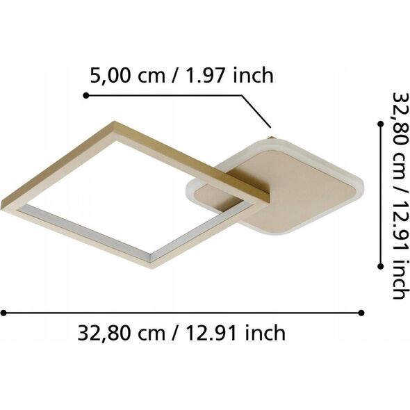 Lampa sufitowa EGLO CEILING LED-CCT LIGHT GAFARES 900424 WH