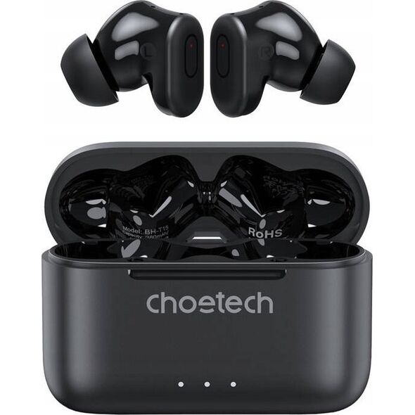 Słuchawki Choetech Słuchawki bezprzewodowe TWS Choetech BH-T15 ANC+ENC (czarne)