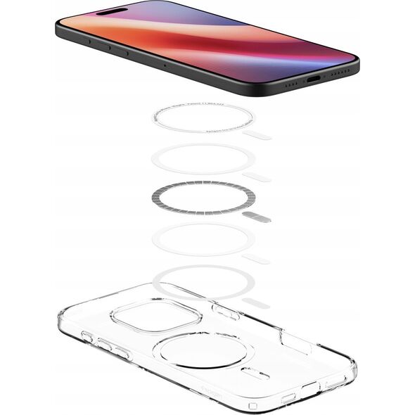 Spigen Spigen Crystal Flex MagSafe, crystal clear - iPhone 16 Pro
