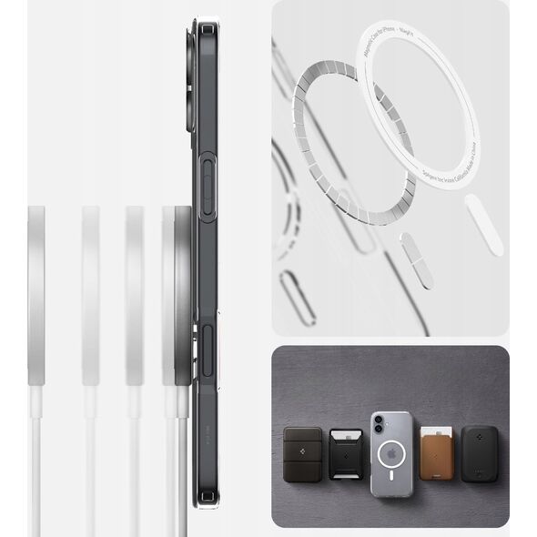 Spigen Spigen Crystal Flex MagSafe, crystal clear - iPhone 16