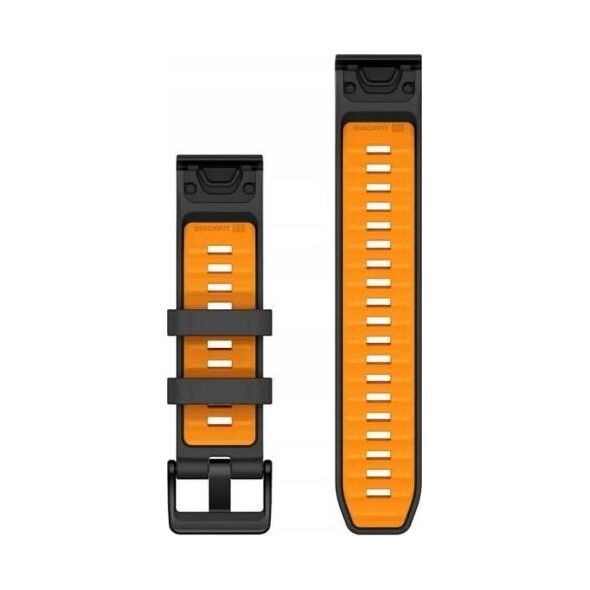 Garmin Garmin Ersatzarmband QuickFit 22mm Silikon Graphit/Orange
