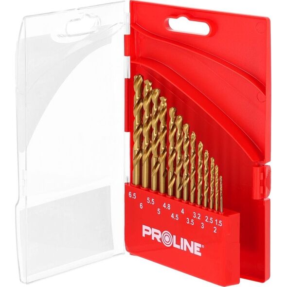 Wiertło Pro-Line WIERTŁA DO METAL HSSTIN DIN338 SZLIF.13SZT(1.5-6.5MM)PROLINE