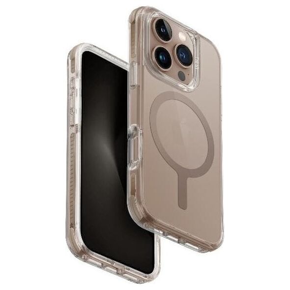 Uniq Etui UNIQ Combat Apple iPhone 16 Pro Max Magclick Charging złoty/taupe gold