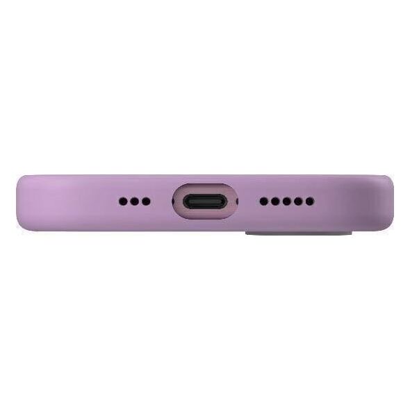 Uniq Etui UNIQ Lino Hue Apple iPhone 16 Magclick Charging różowy/grape pink