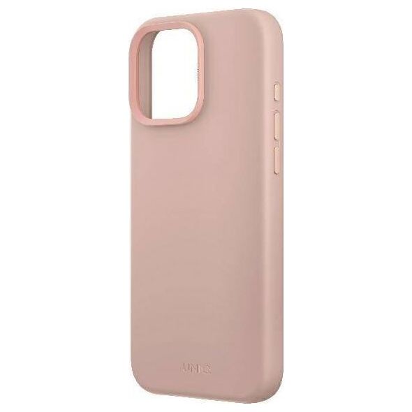 Uniq Etui UNIQ Lino Hue Apple iPhone 16 Pro Magclick Charging różowy/blush pink