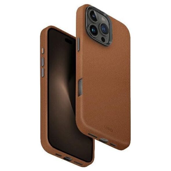 Uniq Etui UNIQ Lyden Apple iPhone 16 Pro Max Magclick Charging karmel/caramel