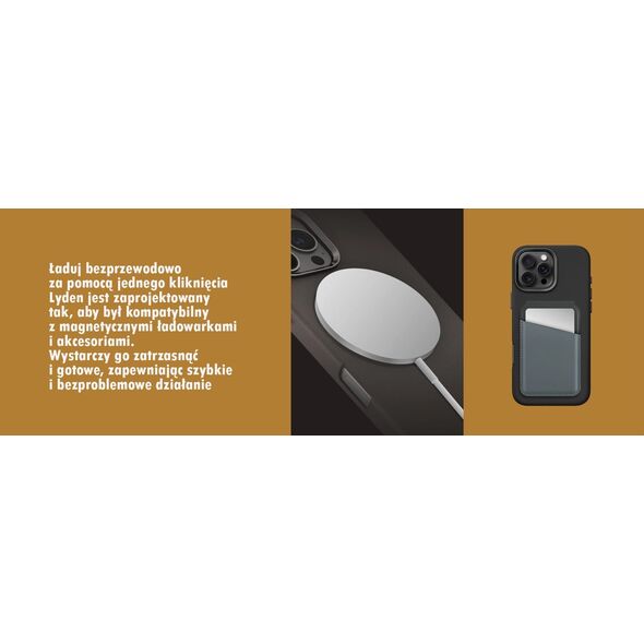 Uniq Etui UNIQ Lyden Apple iPhone 16 Pro Max Magclick Charging karmel/caramel