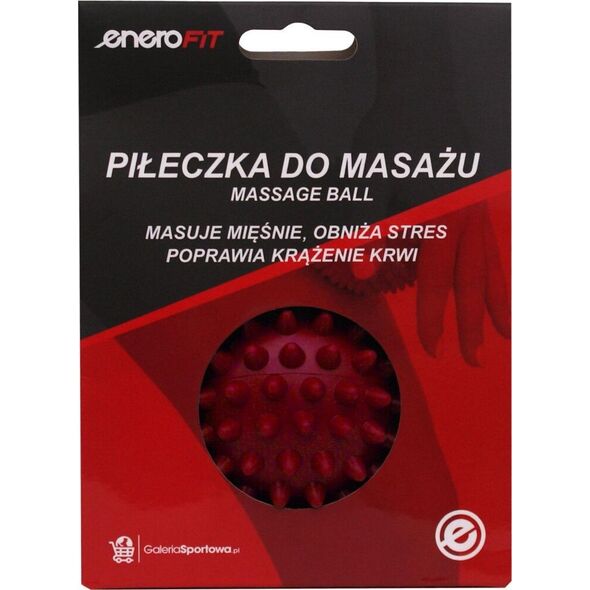 ENERO FIT Piłeczka do masażu 7cm czerwona medium Enero fit