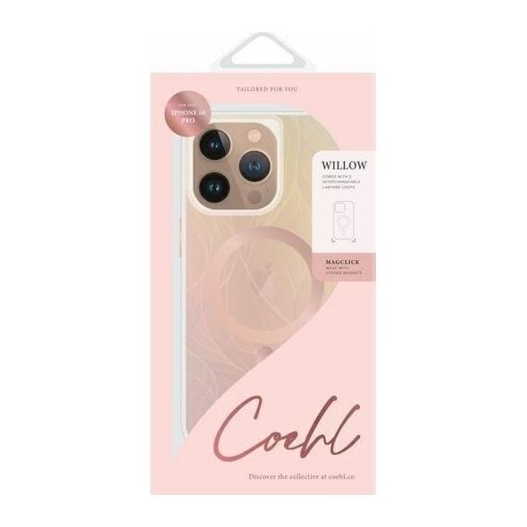 Uniq UNIQ case Coehl Willow iPhone 16 Pro 6.3" Magnetic Charging opal/iridescent