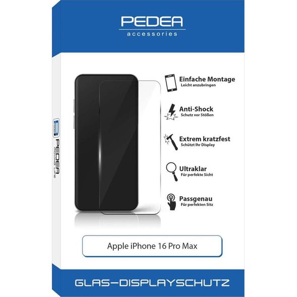 Pedea PEDEA Display-Schutzglas Apple iPhone 16 Pro Max