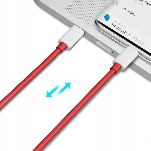 Kabel USB OnePlus OnePlus Warp Charge USB-C – USB-C laidas, 1m