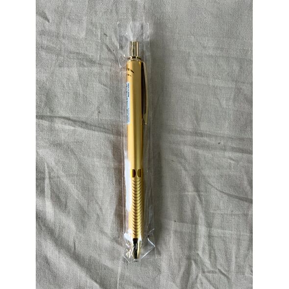 Pentel Pentel EnerGel BL407X-A Tintenroller 0,7 mm mit Druckmechanismus Stahl | Gold