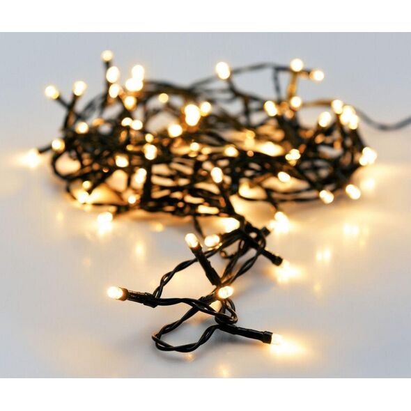 Lampki choinkowe Koopman Lampki choinkowe łańcuch świetlny 120 led timer ciepły biały