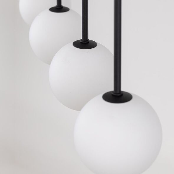 Lampa wisząca TKKRYWULT TK Lighting Martin 4503 lampa wisząca zwis 4x6W G9 czarna/biała