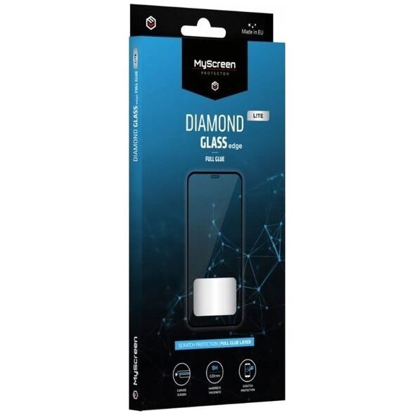 MyScreen Protector MS Diamond Glass Edge Lite FG Realme C61  czarny/black Full Glue