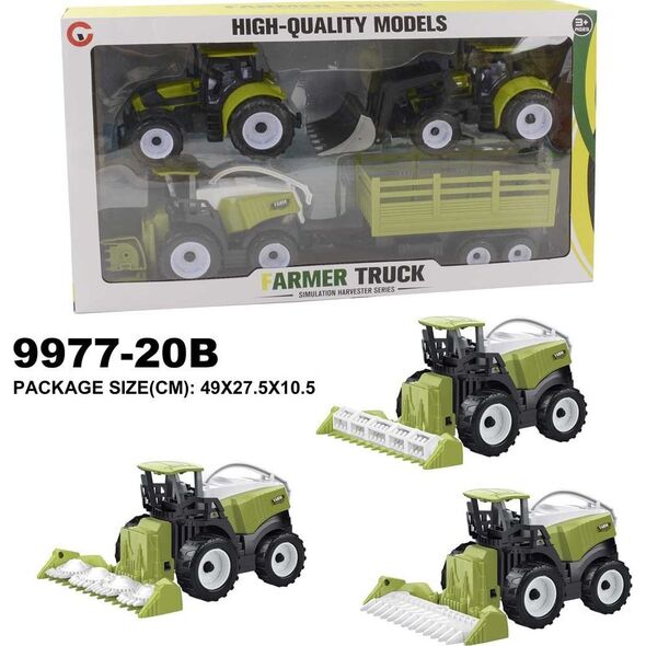 LeanToys Zestaw Pojazdów Rolniczych