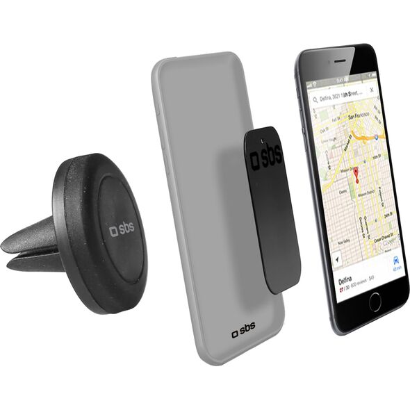 SBS Mobile SBS Lüftungsschlitz-Universalhalterung magnetisch schw