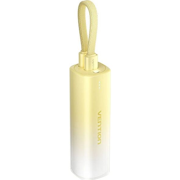 Powerbank Vention Powerbank 5000mAh Vention FHWY0 20W + kabel USB-C do lightning (żółty)