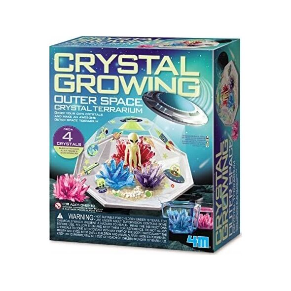 4M 4M Crystal Growing DIY set Outer Space Crystal Terrarium