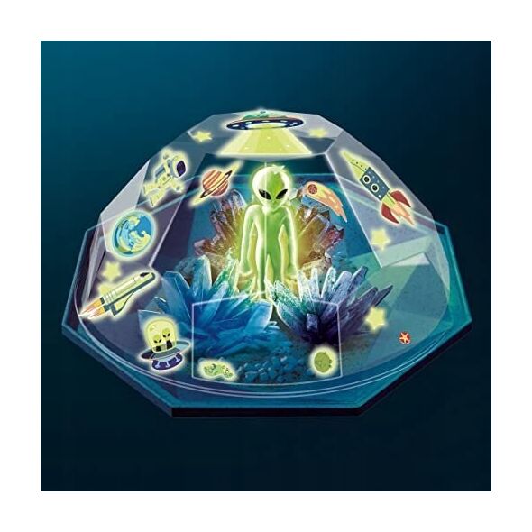 4M 4M Crystal Growing DIY set Outer Space Crystal Terrarium