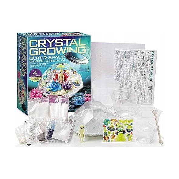 4M 4M Crystal Growing DIY set Outer Space Crystal Terrarium