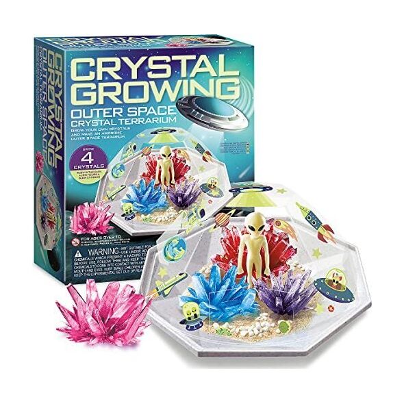 4M 4M Crystal Growing DIY set Outer Space Crystal Terrarium