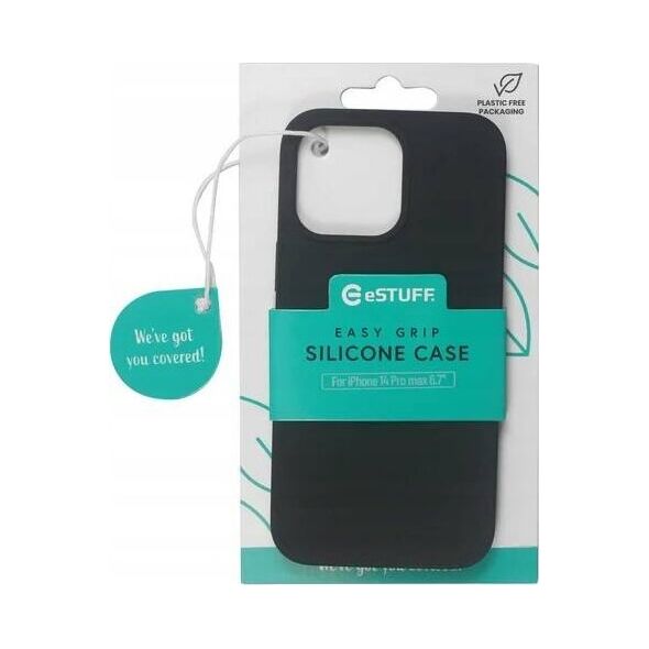 eStuff Plecki eSTUFF Apple 14 Pro Max czarny one size