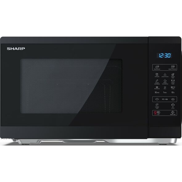 Kuchenka mikrofalowa Sharp Sharp | Microwave Oven with Grill | YC-MG252AE-B | Free standing | 25 L | 900 W | Grill | Black