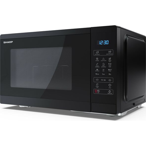Kuchenka mikrofalowa Sharp Sharp | Microwave Oven with Grill | YC-MG252AE-B | Free standing | 25 L | 900 W | Grill | Black