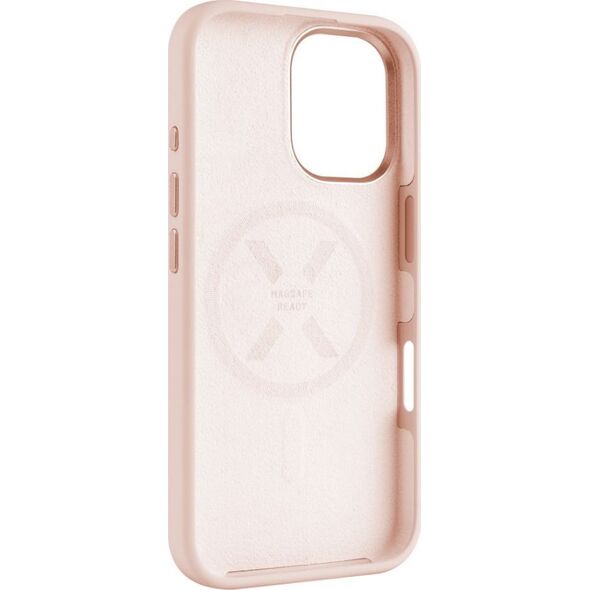 Fixed Fixed MagFlow | Back cover | Apple | iPhone 16 | Liquid silicon | Pink